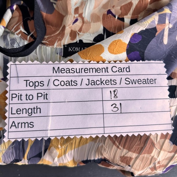 Komarov Button Up Blouse Yellow‎ XL - Picture 8 of 13